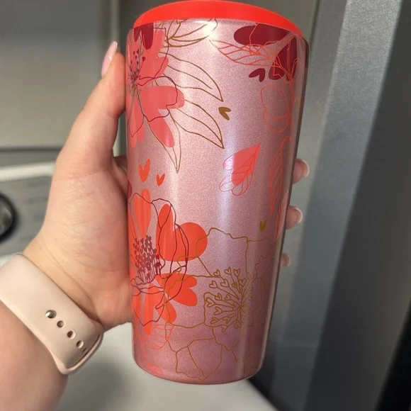 Starbucks Pink Floral Tumbler - Picture 4 of 4